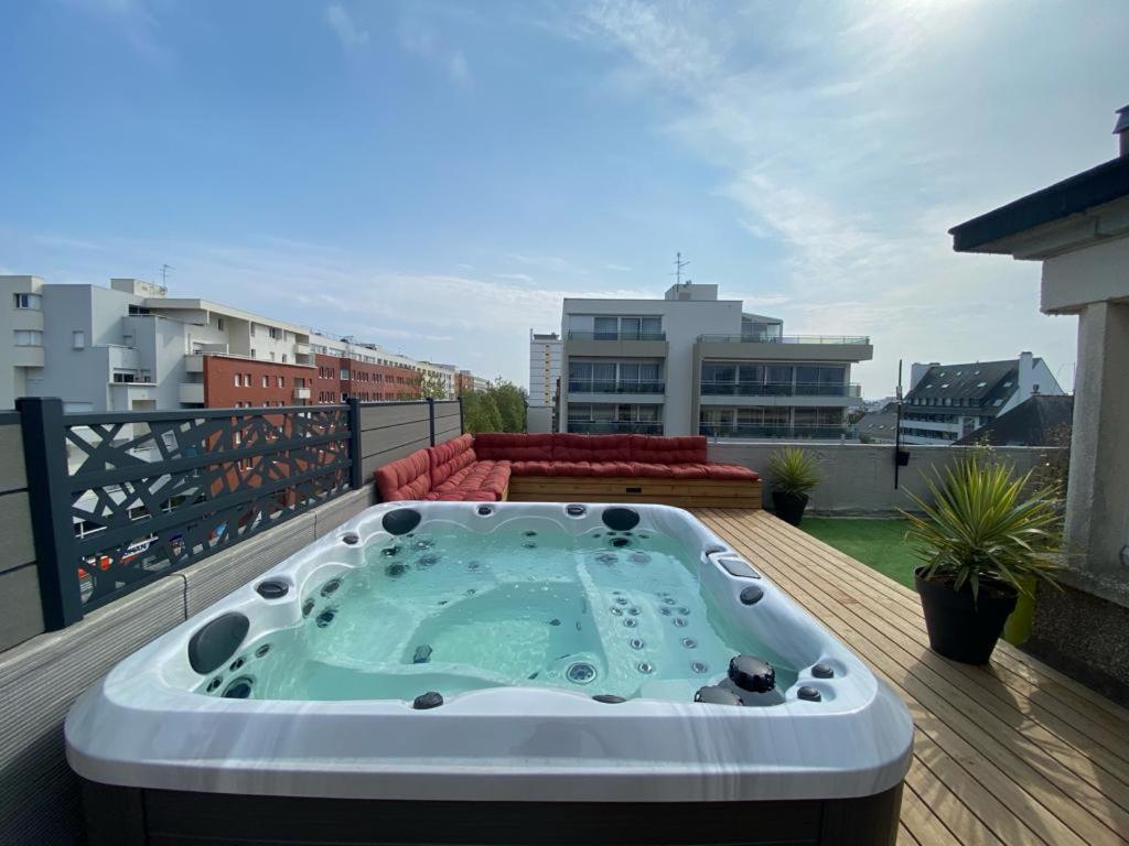 Exceptionnel ! T3 De Standing - Rooftop - Jacuzzi Lägenhet Lorient Exteriör bild