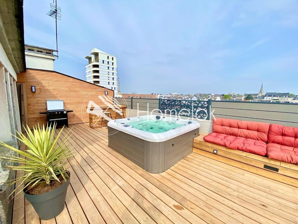 Exceptionnel ! T3 De Standing - Rooftop - Jacuzzi Lägenhet Lorient Exteriör bild